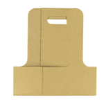 [250 ct] Kraft Drink Carrier with Handle, for 2 Cups (10-32 oz), Paperboard - Image 2