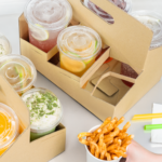 [100 ct] Drink Carrier with Handle , for 6 Cups (12-32 oz), Paperboard - Image 3