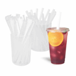 [1,600 ct] Boba Straws | Diagonal Cut | Individually Wrapped | White (0.39" x 9") - Image 5