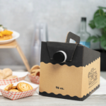 [25 ct] 96 oz Beverage Take-Out Container, Kraft