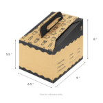 [25 ct] 96 oz Beverage Take-Out Container, Kraft - Image 13