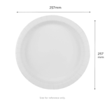 Karat 10" White Paper Plate - 200 pcs - Image 10