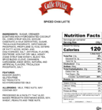 Caffe D'Vita Spiced Chai Latte - Can (16oz) - Image 2