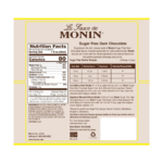 Monin Sugar free Dark Chocolate Sauce - Bottle (1.8L) - Image 2