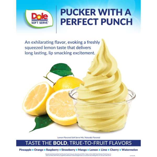 Dole Soft Serve Mix - Lemon - Bag (4.4 lbs)