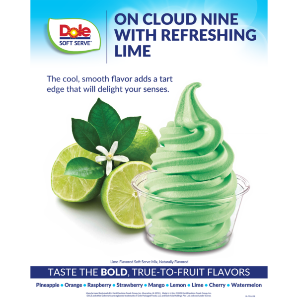 Dole Soft Serve Mix - Lime- Bag (4.4 lbs)