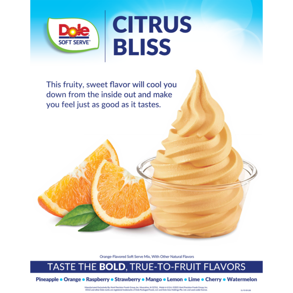 Dole Soft Serve Mix - Orange - Bag (4.4 lbs)