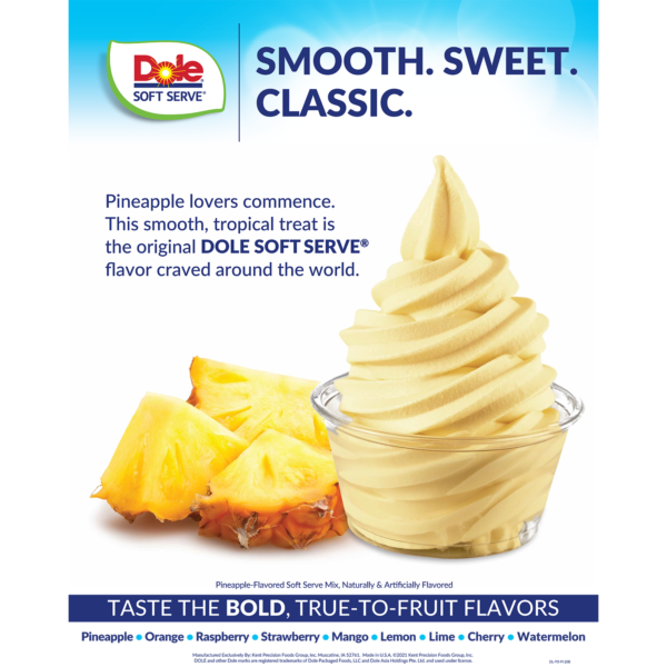 Dole Soft Serve Mix - Pineapple - Bag (4.4 lbs)