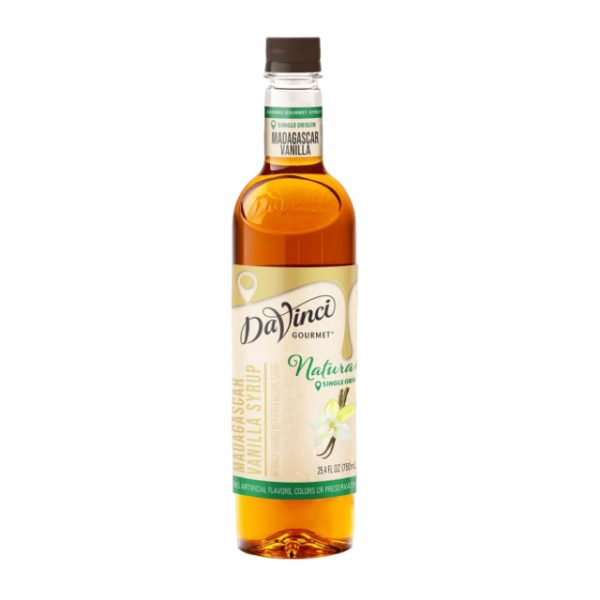 DaVinci NATURAL Madagascar Vanilla Syrup - Bottle (750mL)