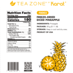Tea Zone Freeze-Dried Pineapple, Diced - Bag - Image 7