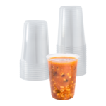 [500 ct] 32 oz Deli Containers | PET | 117 mm - Image 2