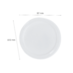 [500 ct] 8-32 oz Deli Container Lids | PET | 117 mm - Image 4