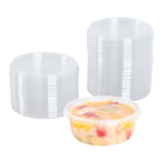 [500 ct] 8-32 oz Deli Container Lids | PET | 117 mm - Image 2