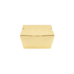 [200 ct] Paper Folding Take-Out Container | Vented Holes | 27 fl. oz | Kraft - Image 5