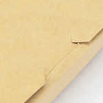 [200 ct] Paper Folding Take-Out Container | Vented Holes | 27 fl. oz | Kraft - Image 3