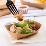 #1 Best [1,000 ct] 0.5 lb Food Tray | Kraft | 0.5lb Paper Tray - Image 9