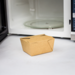 [450 ct] Paper Take-Out Boxes | #1 | 30 oz | Kraft - Image 9