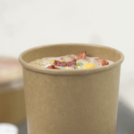 [500 ct] 16 oz Gourmet Paper Food Container | Kraft | 96 mm - Image 3