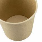 [500 ct] 16 oz Gourmet Paper Food Container | Kraft | 96 mm - Image 5