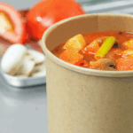 [500 ct] 32 oz Gourmet Paper Food Container | Kraft | 115 mm - Image 3