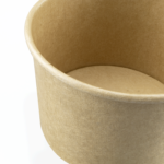 [1,000 ct] 8 oz Gourmet Paper Food Container | Kraft | 96 mm - Image 4