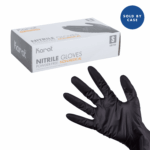 [1,000 ct] Nitrile Gloves | Latex-Free | Powder-Free | Black | Small