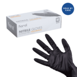[1,000 ct] Nitrile Gloves | Latex-Free | Powder-Free | Black | Medium