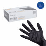 [1,000 ct] Nitrile Gloves | Latex-Free | Powder-Free | Black | Large