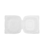 [300 ct] 6''x 6'' Hinged Food Containers | PP | Clear - Image 8