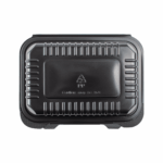 [250 ct] 9''x 6'' Hinged Food Containers | PP | Black - Image 8