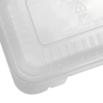 [250 ct] 9'' x 6'' Hinged Food Containers | PP | Clear - Image 9