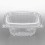 [400 ct] 6 oz Hinged Deli Container | PET - Image 4