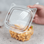 [400 ct] 6 oz Hinged Deli Container | PET - Image 5