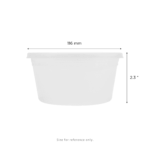 [240 sets] 12 oz Deli Containers with Lids | Injection Molded PP | Clear - Image 4