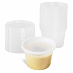 [240 sets] 16 oz Deli Containers with Lids | Injection Molded PP | Clear - Image 3