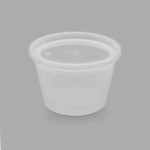 [240 sets] 16 oz Deli Containers with Lids | Injection Molded PP | Clear - Image 5