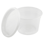 [240 sets] 16 oz Deli Containers with Lids | Injection Molded PP | Clear - Image 12