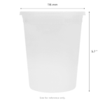[240 sets] 32 oz Deli Containers with Lids | Injection Molded PP | Clear - Image 4