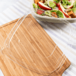 [300 ct] 24-48 oz Square Disposable Bowl Lids | PET Container Lids | Clear