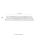 [200 ct] 9" Disposable Dome Lids for Molded Fiber Plates | PET - Image 6