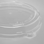 [200 ct] 9" Disposable Dome Lids for Molded Fiber Plates | PET - Image 2