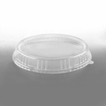 [200 ct] 12.5" x 10" Disposable Dome Lids for Oval Molded Fiber Plates | PET - Image 4