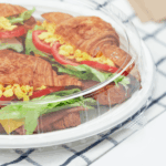 [200 ct] 12.5" x 10" Disposable Dome Lids for Oval Molded Fiber Plates | PET - Image 6