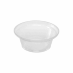 [2,500 ct] 1 oz Squat PP Plastic Portion Cups, Clear - Image 4