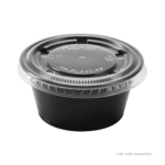 [2,500 ct] 3.25 oz PP Plastic Portion Cups, Black - Image 3