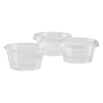 [2,500 ct] 3.25 oz PP Plastic Portion Cups, Clear - Image 8