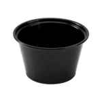 [2,500 ct] 4 oz PP Plastic Portion Cups, Black - Image 5