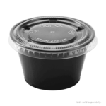 [2,500 ct] 4 oz PP Plastic Portion Cups, Black - Image 8