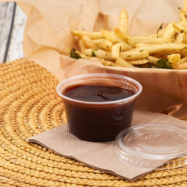 [2,500 ct] 4 oz PP Plastic Portion Cups, Clear