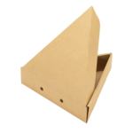 [100 ct] Corrugated Pizza Slice Box, Kraft - Image 2